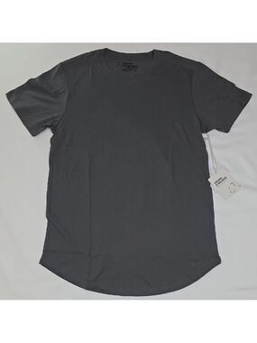 Organic Basics Women's Dark Gray Short Sleeve Tee Kuwallatee